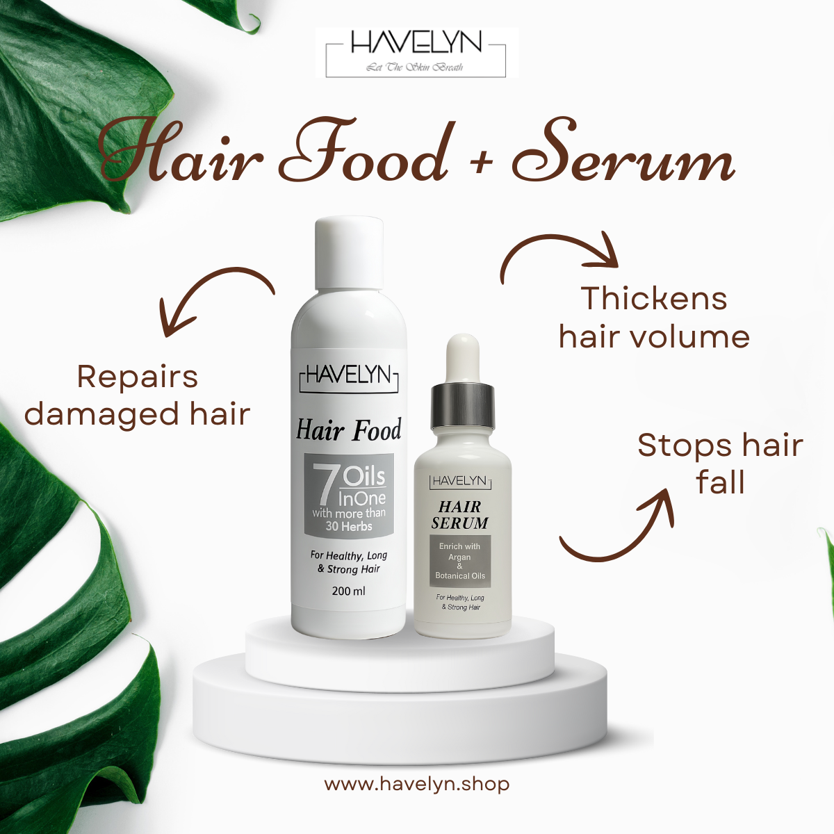 Hair Food Oil + Serum Bundle