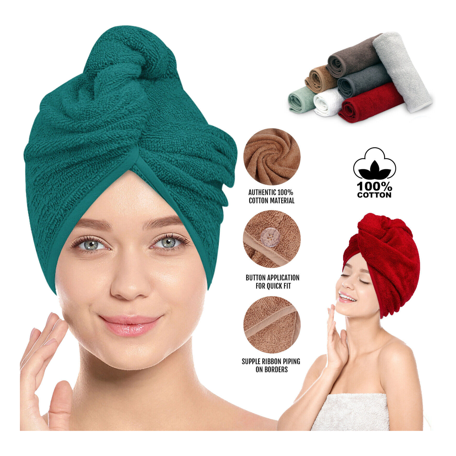 Hair Dryer Cap Towel